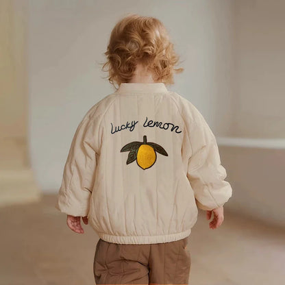 Veste D’Hiver En Coton Brodée