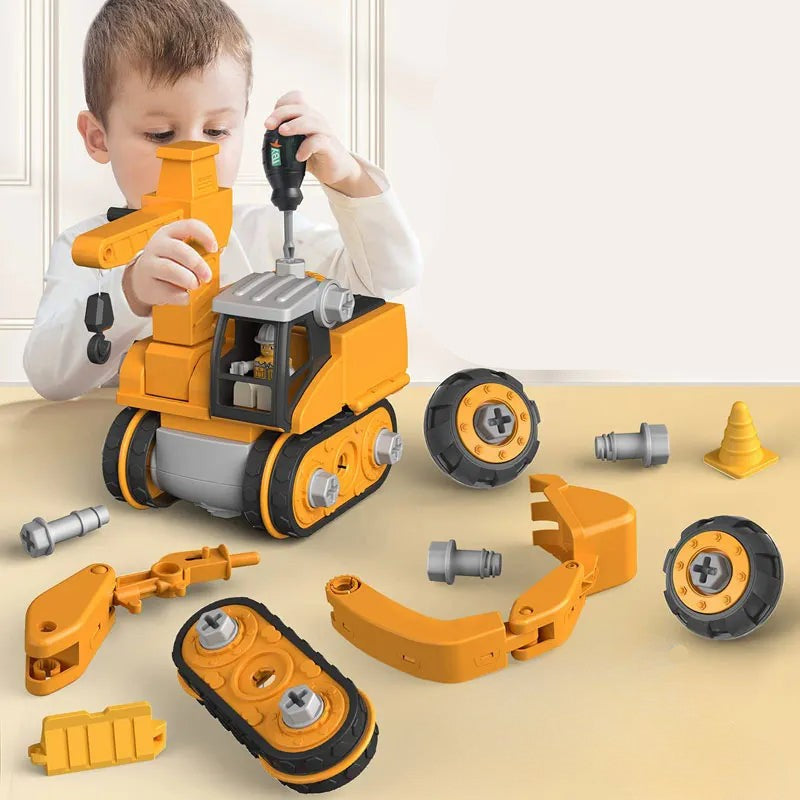 Jeu de construction à assembler avec outils pour enfants