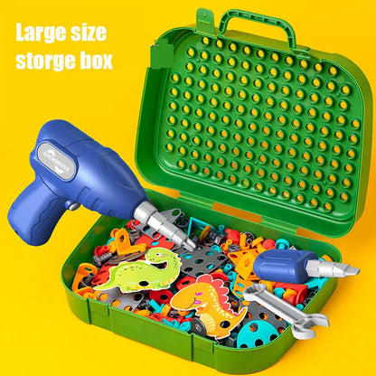 Boîte de rangement avec outils de bricolage pour enfant