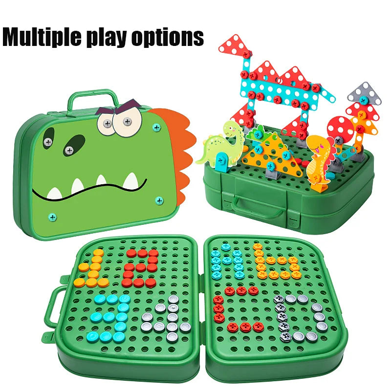 Jeu de bricolage pour enfant favorisant la motricité fine