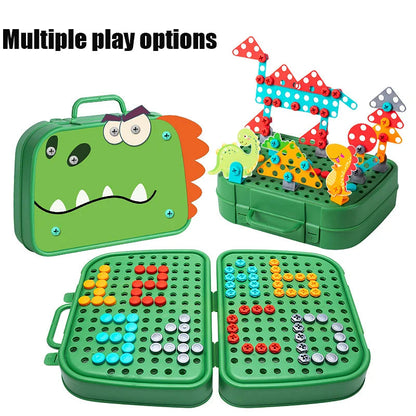 Jeu de bricolage pour enfant favorisant la motricité fine