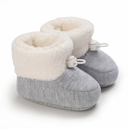 Bottines D’Hiver Bébé En Coton Doux 0 À 18 Mois