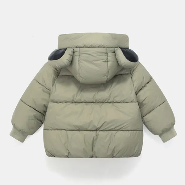 Manteau chaud pour les sorties d’hiver des enfants de 2 à 6 ans
