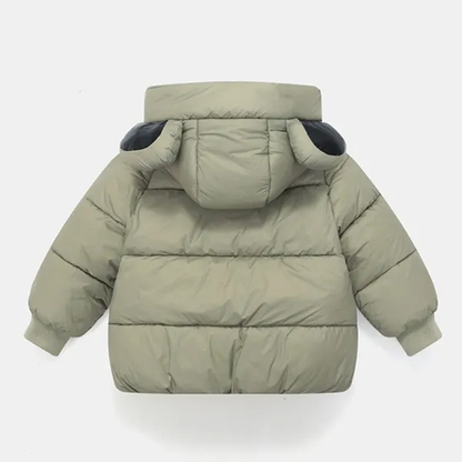 Manteau chaud pour les sorties d’hiver des enfants de 2 à 6 ans