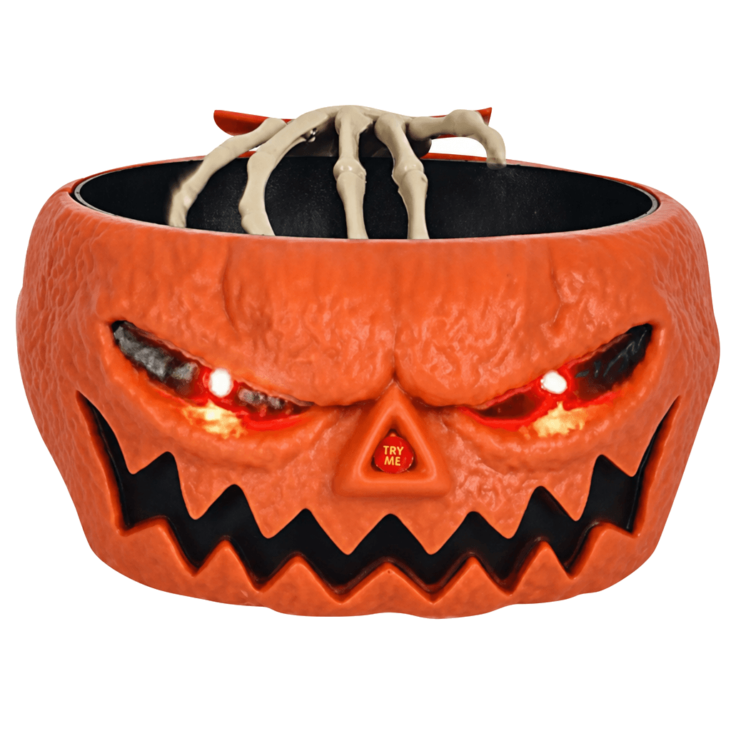 Bol À Bonbons Halloween Avec Main De Squelette