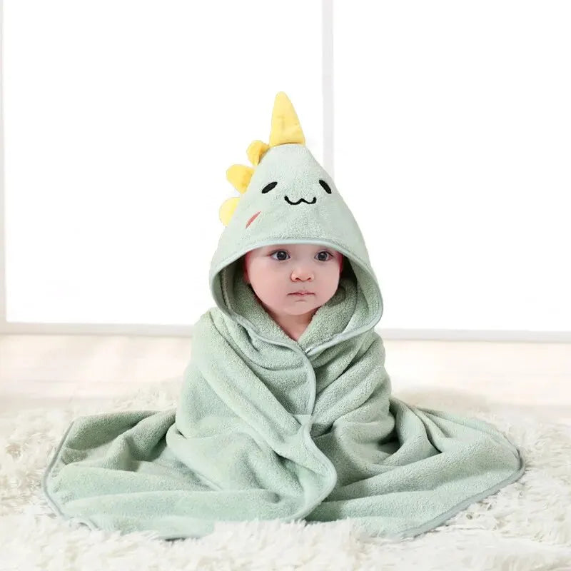Serviette de bain pour enfant à motifs d’animaux