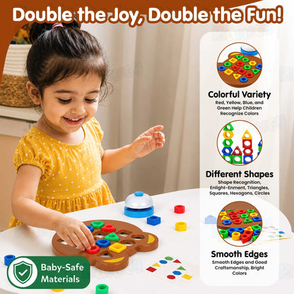Jeu d’Association Formes et Couleurs Pour Enfants