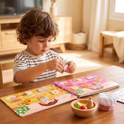 Livre Montessori Interactif sur les Métiers pour Enfants
