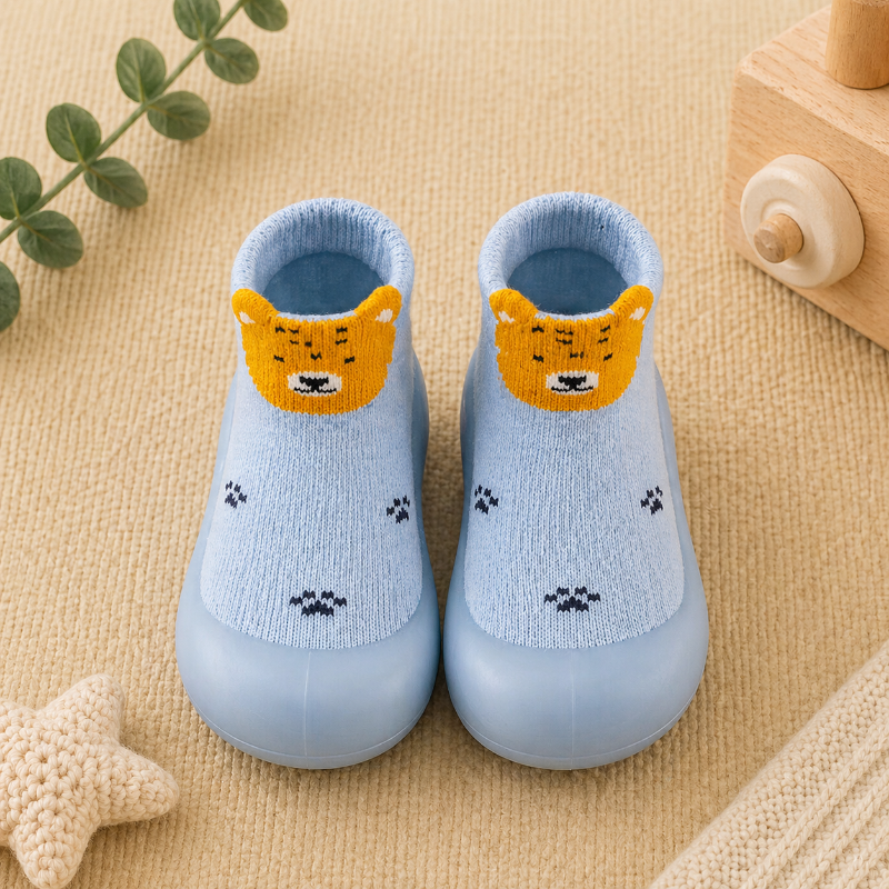 Chaussons Chaussettes Bébé Semelle Souple