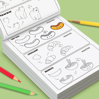 Coffret Dessin Enfant Avec Guide Et Feutres