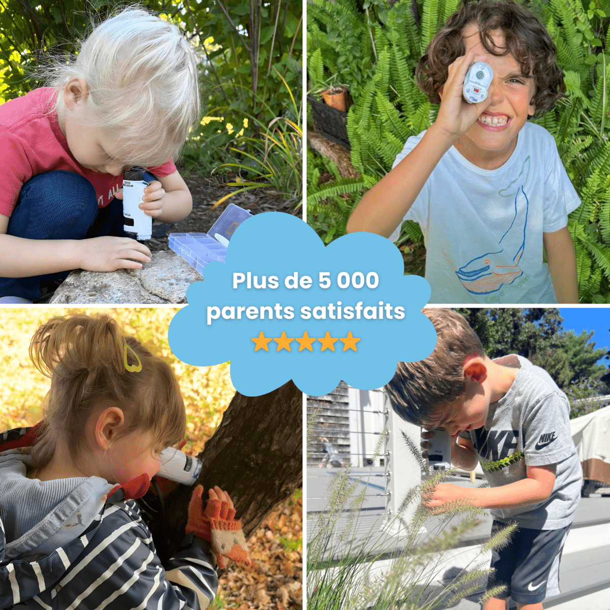 Microscope de Poche pour Enfants - Enfant Joyeux FR