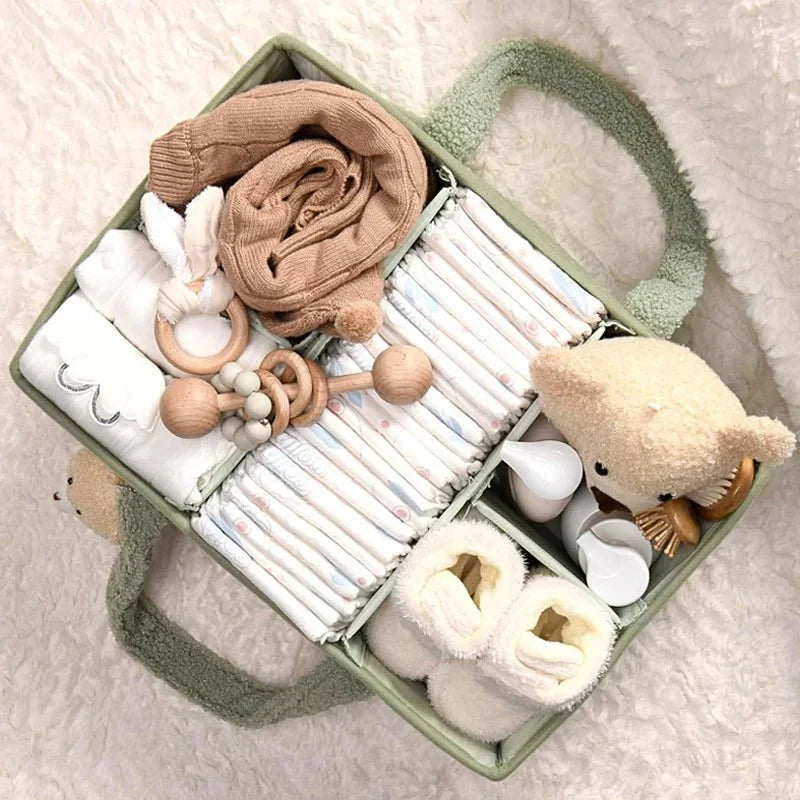 Panier de rangement avec deux poignées latérales