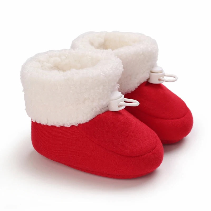 Bottines D’Hiver Bébé En Coton Doux 0 À 18 Mois