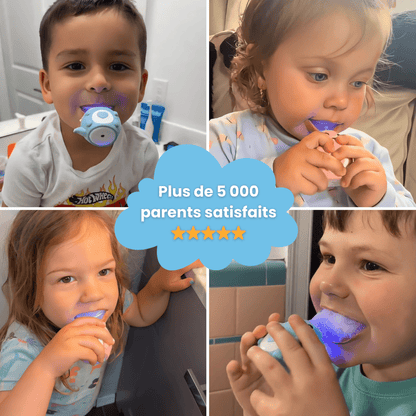 SuperDino™ | Brosse à Dents Électrique - Enfant Joyeux FR