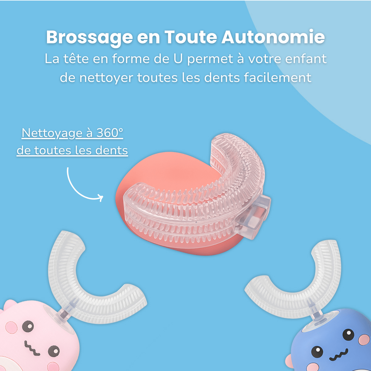 SuperDino™ | Brosse à Dents Électrique - Enfant Joyeux FR